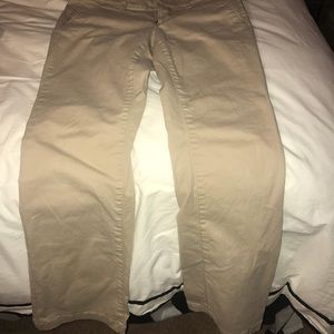 American Eagle Kick Boot Khaki Pants